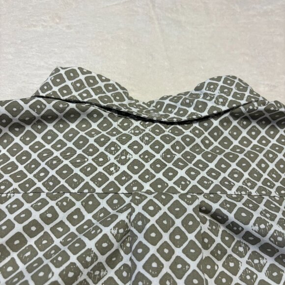 Manaloa Mens Aloha Pullover Hawaiian Short Sleeve Shirt 3XL Tan ‘UPENA - Picture 12 of 15